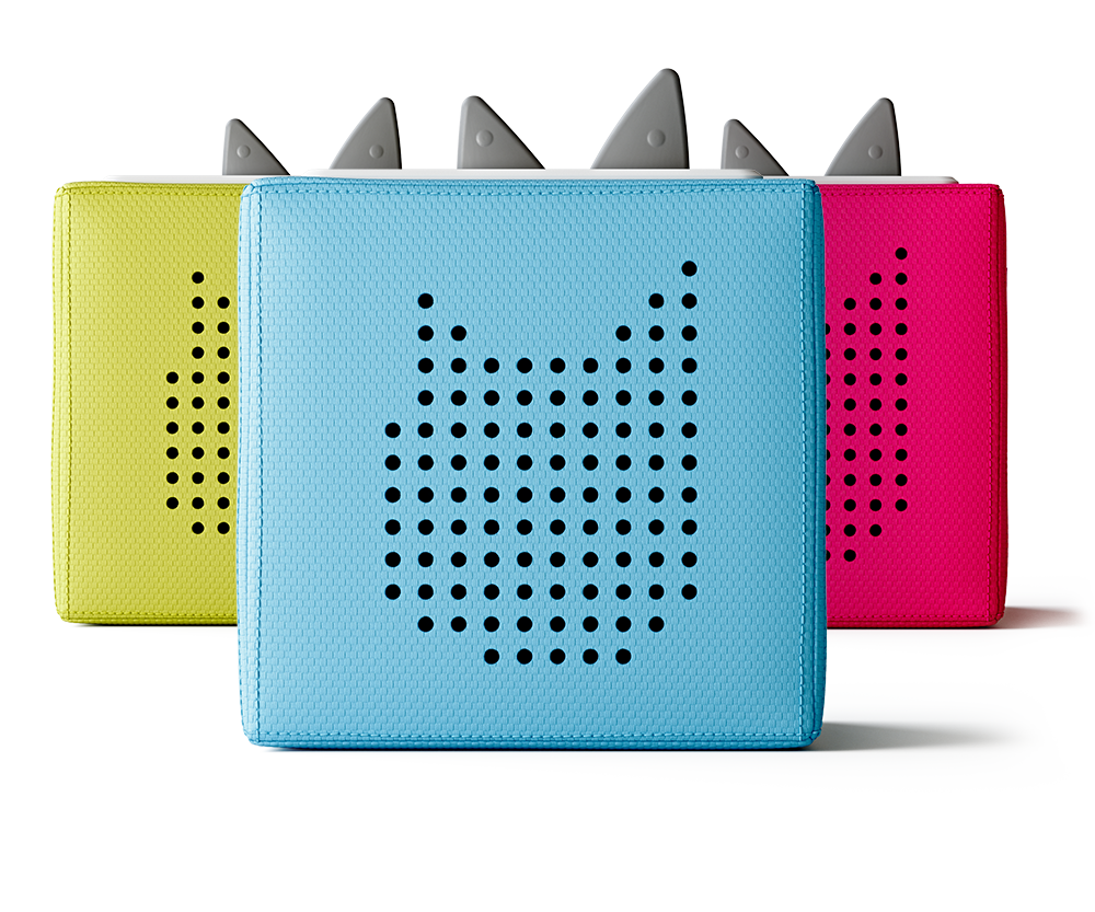 Tonieboxes in green, blue, pink