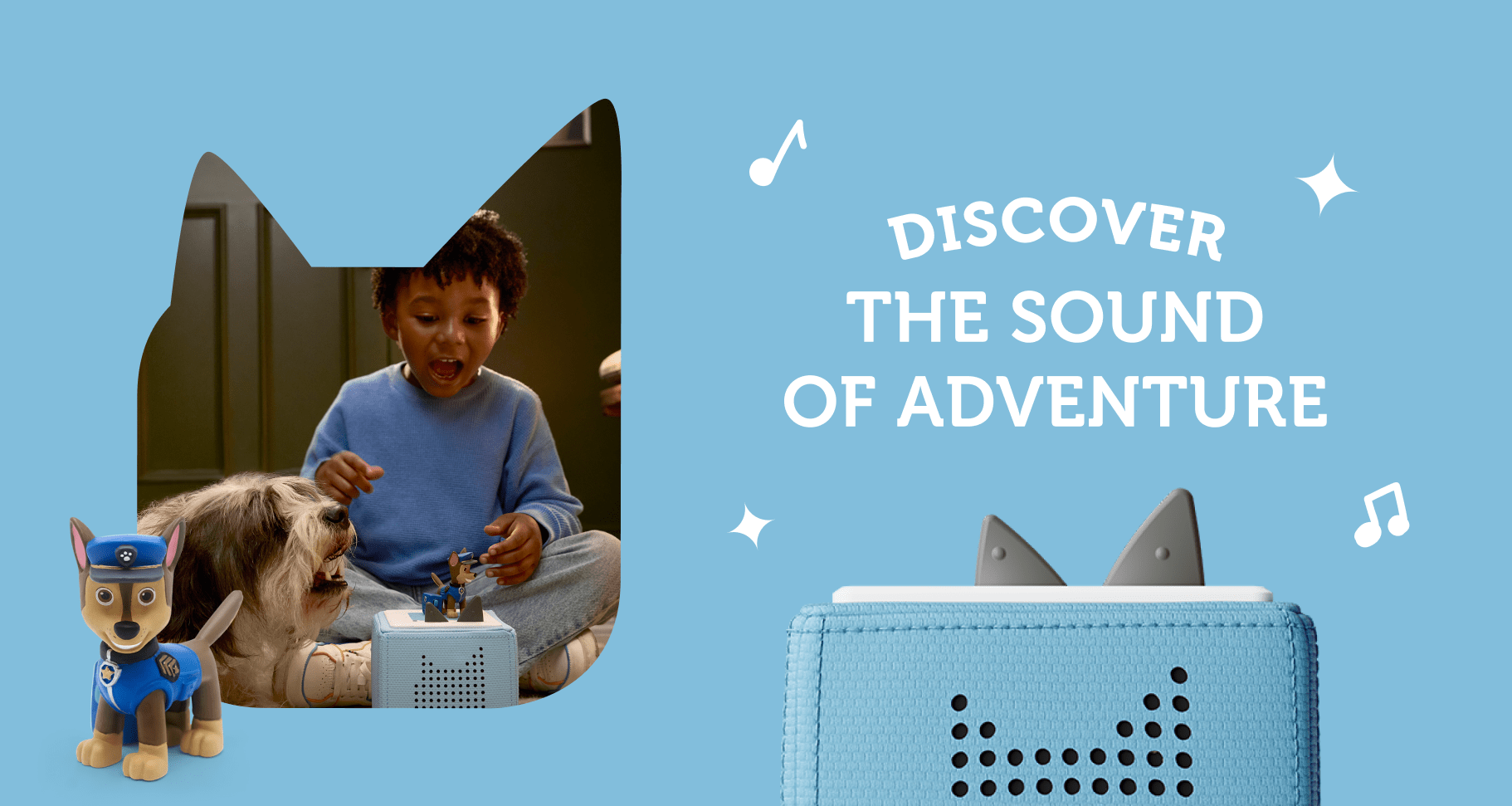 discover the sound of adventure with Paramount Tonies