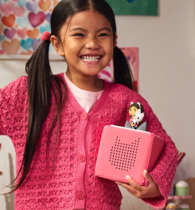 Discover the sound of childhood with the Gabby Dollhouse Tonie!