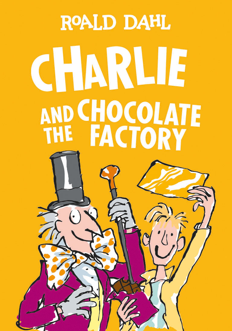 roald dahl charlie and the chocolate factory illustration cover