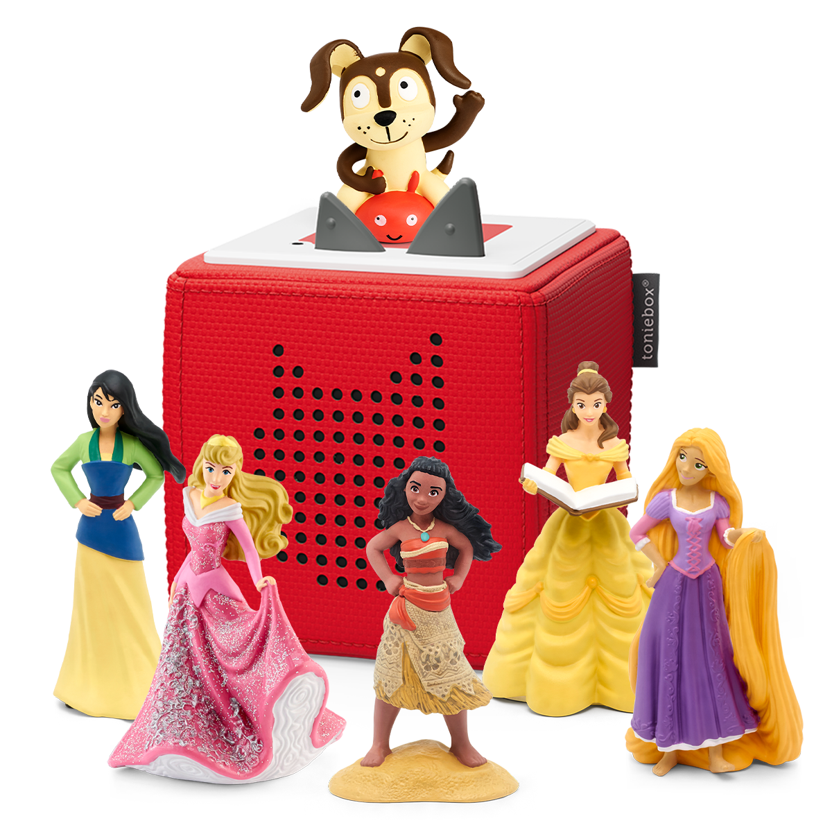 Tonies Disney Toniebox Audio Player Bundle with Elsa, Moana, and Mirabel,  Multicolor, Weight: 3 lbs 