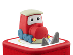 my first tonie travel set train audio figurine for the Toniebox, which plays audio content