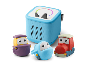 My first tonies travel set and a toniebox 2 audio player for kids