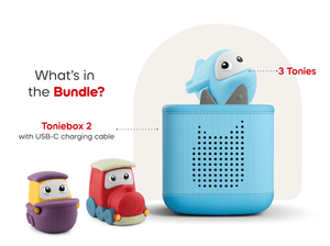 whats in the bundle? a toniebox 2 and my first tonies travel set