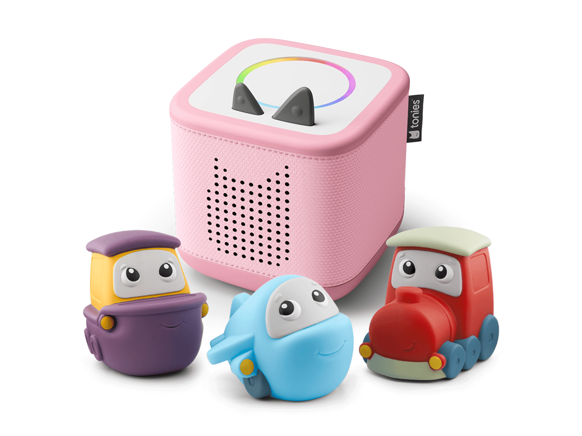 My first tonies travel set and a toniebox 2 audio player for kids