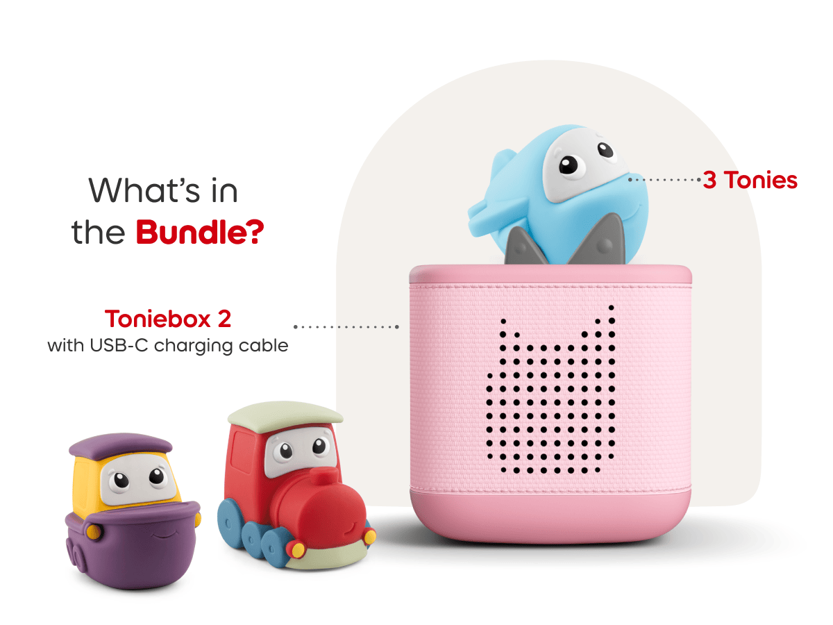 whats in the bundle? a toniebox 2 and my first tonies travel set