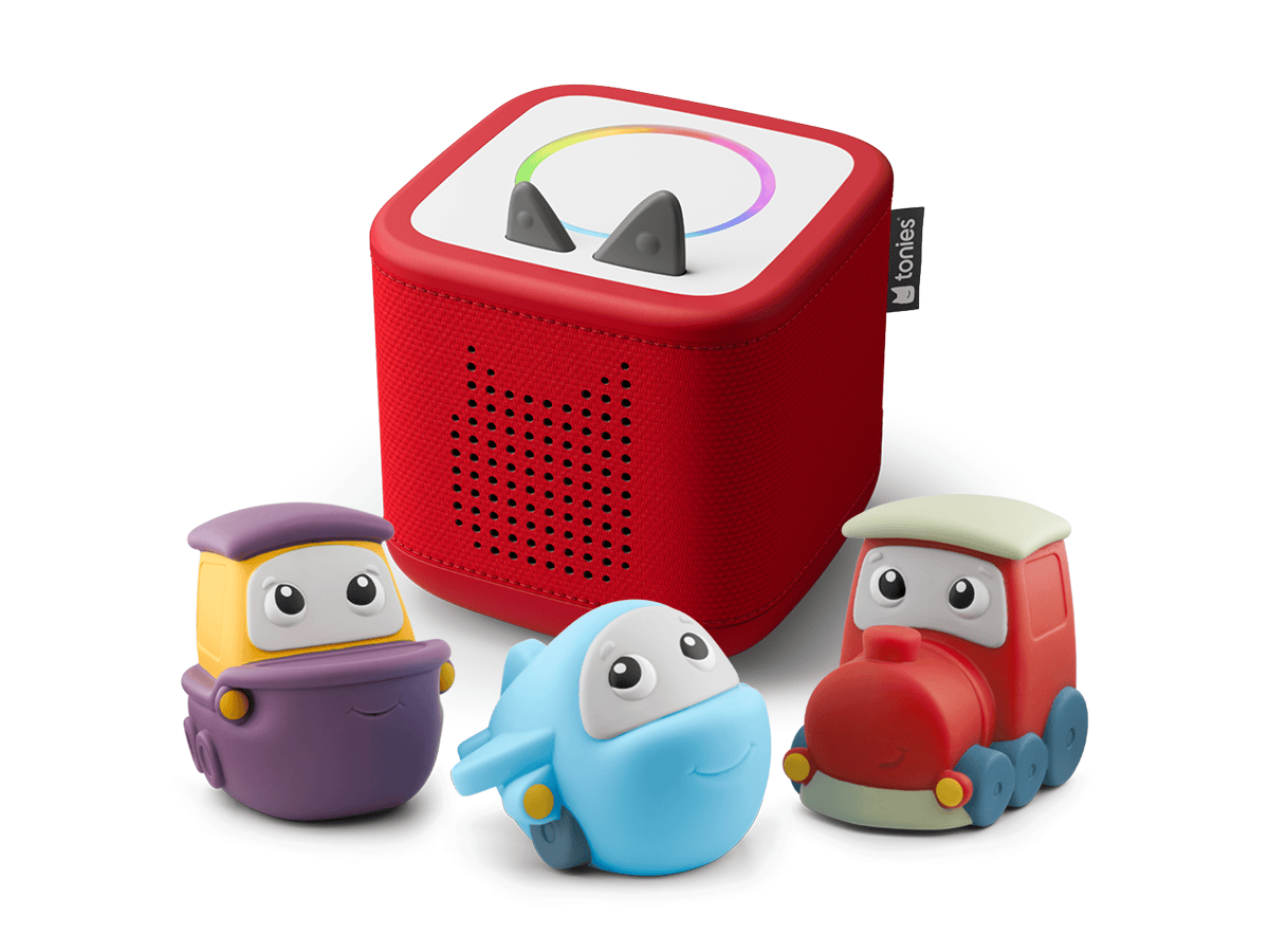 My first tonies travel set and a toniebox 2 audio player for kids