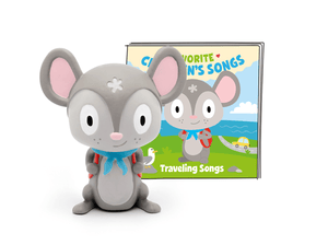 Favorite Children's Songs: Traveling Songs Tonie with a branded content card