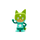 Turquoise and Green Superhero | plp image
