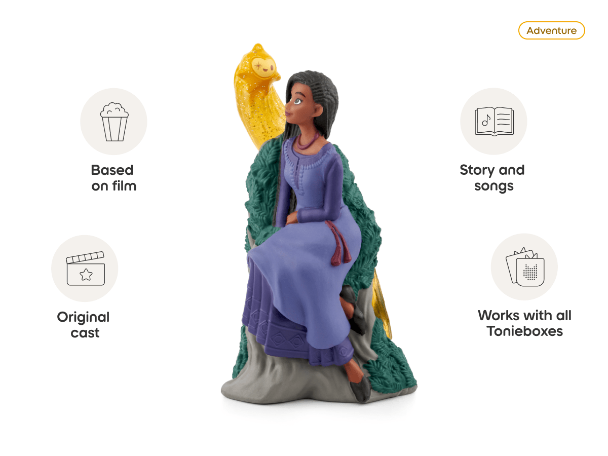 Disney Wish Tonie audio figurine, inspiring audio journeys and imaginative play