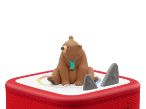 We're Going On A Bear Hunt Tonie on a Red Toniebox