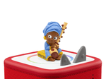 Worldwide Tales: West African Tales Tonie on a Red Toniebox