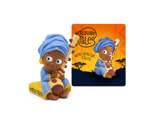 Worldwide Tales: West African Tales Tonie with a branded content card
