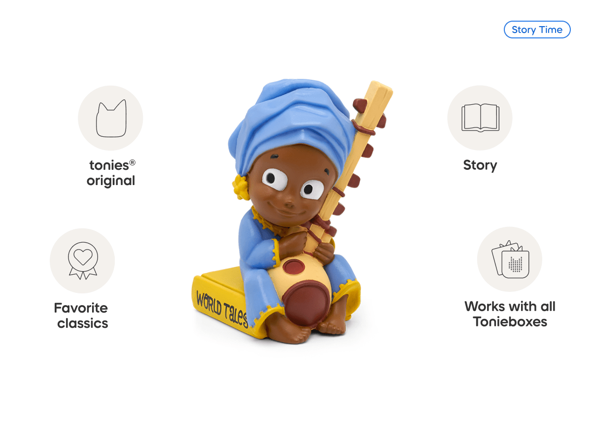 Worldwide Tales West African Tales Tonie audio figurine, inspiring audio journeys and imaginative play