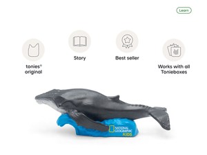 Nat Geo Whale audio figurine, inspiring audio journeys and imaginative play