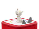 Nap Time: White Noise Tonie on a Red Toniebox