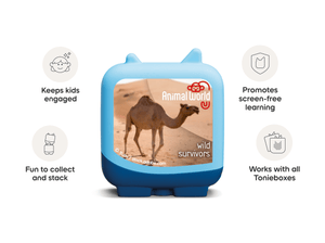 Animal World- Wild Survivors audio figurine, inspiring audio journeys and imaginative play