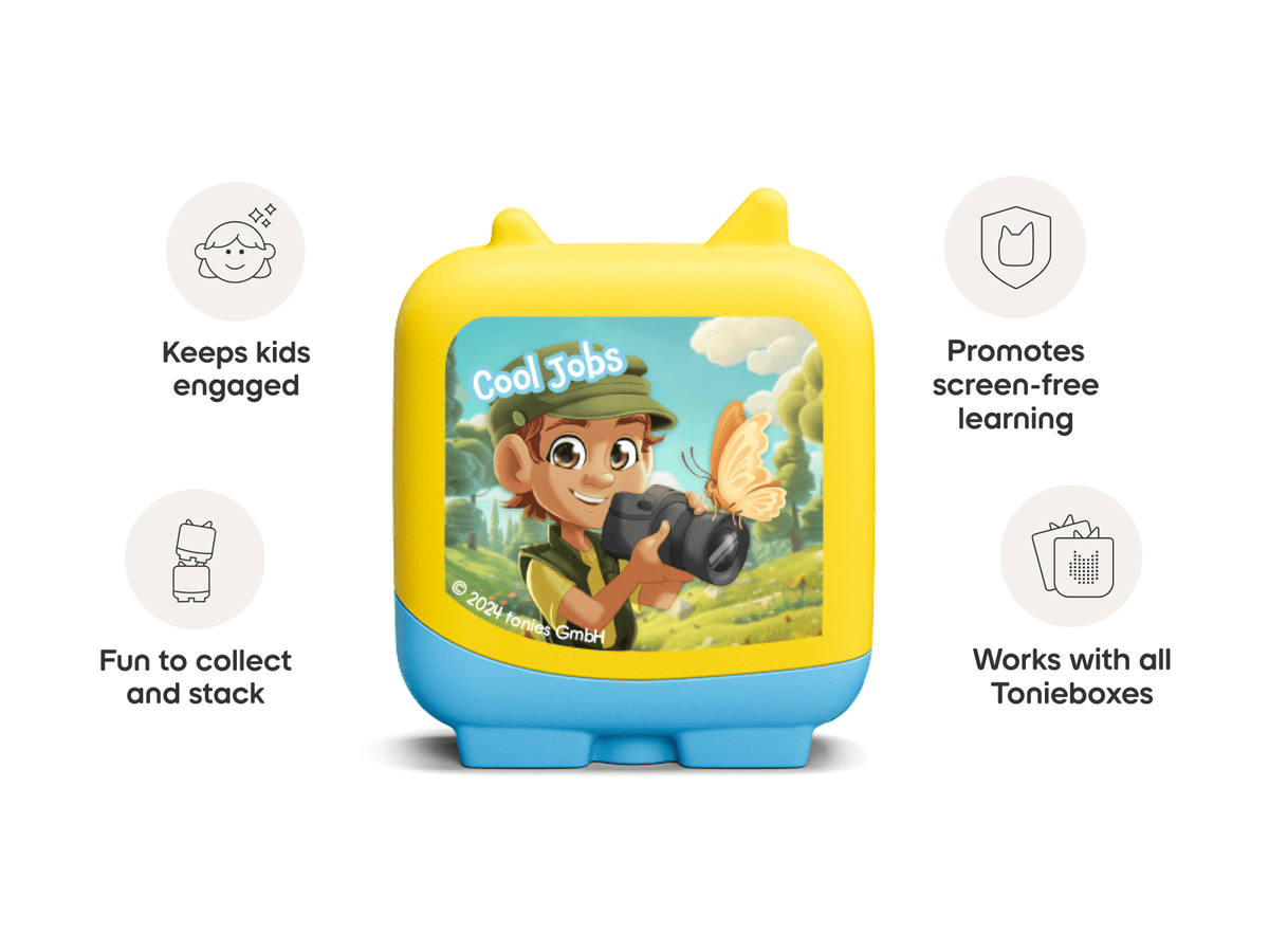 Cool Jobs Wildlife Photographer and Doctor Clever Tonies - 2 Pack inspiring audio journeys and imaginative play