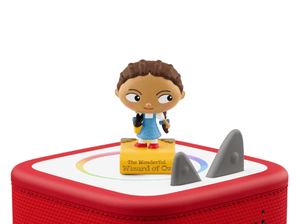 Favorite Classics: The Wonderful Wizard of Oz Tonie on a Red Toniebox