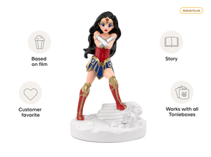 DC Wonder Woman Tonie audio figurine, inspiring audio journeys and imaginative play