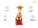 Toy Story Woody audio figurine, inspiring audio journeys and imaginative play