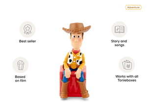 Toy Story Woody audio figurine, inspiring audio journeys and imaginative play