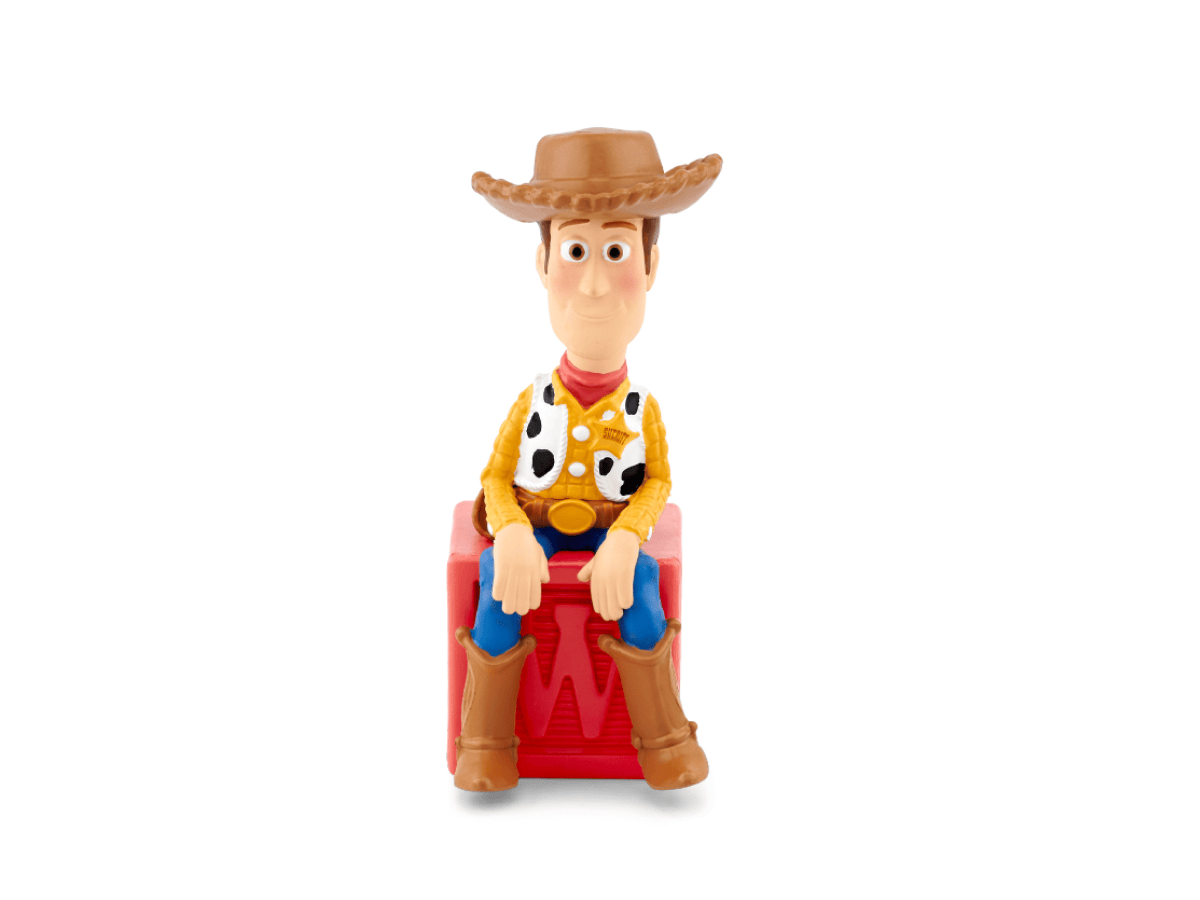 Disney & Pixar Toy Story: Woody Tonie (en Español) audio figurine for the Toniebox, which plays audio content