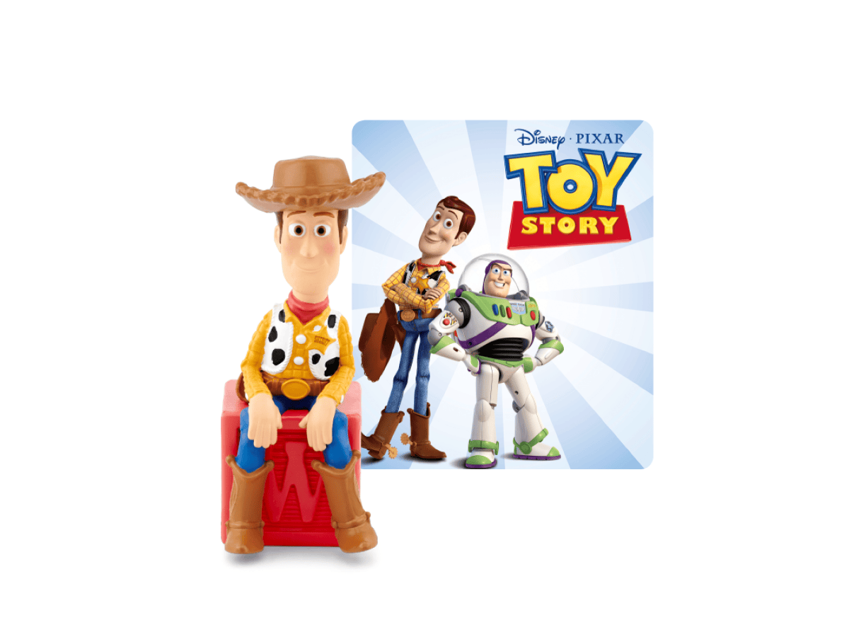 Disney & Pixar Toy Story: Woody Tonie (en Español) audio figurine with content illustration