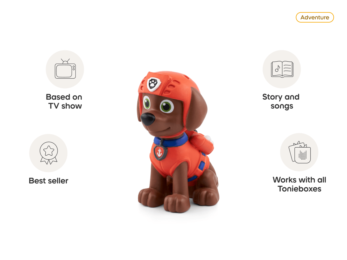 Paw Patrol Pat Patrouille figurine Zuma avec sac à dos à ouverture Paw Patrol Pat Patrouille figurine Zuma avec sac à dos à ouverture
