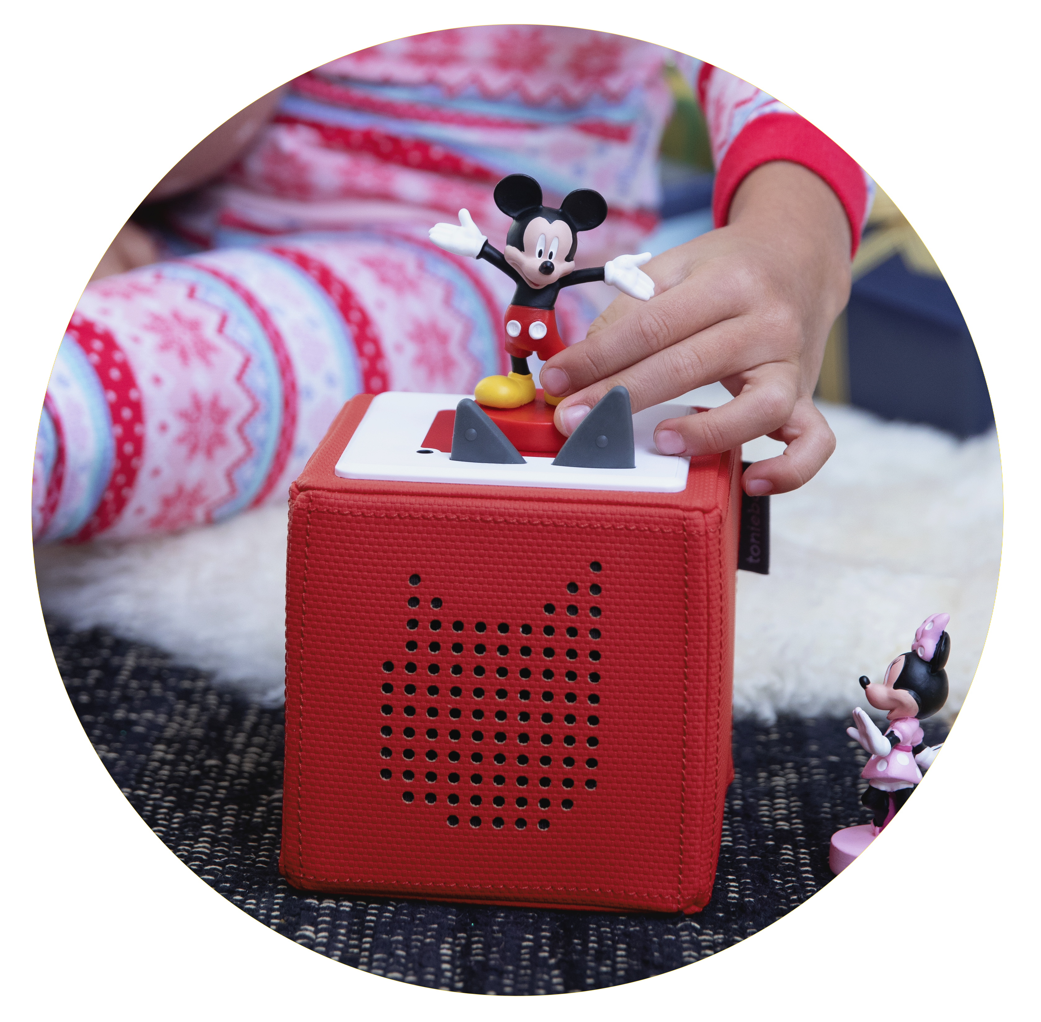 Red Toniebox with Mickey Mouse Tonie