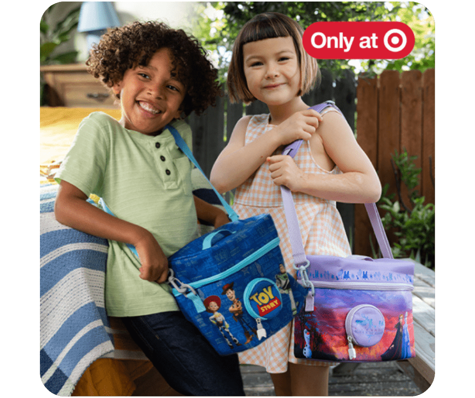 children play with target toniebox carrying bags