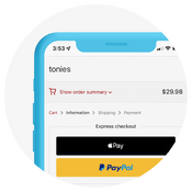 Shop easily on tonies.com with the teacher and military discount