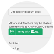 verify with id.me to start saving