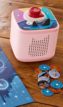 disney tonieplay game on a pink toniebox 2