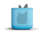 front view of a sky blue toniebox 2