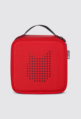 Red carrying case